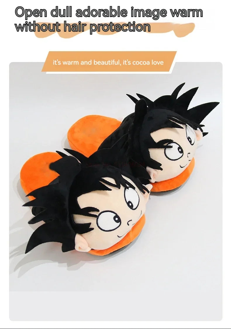 Son Goku Plush Cotton Shoes - Image 11