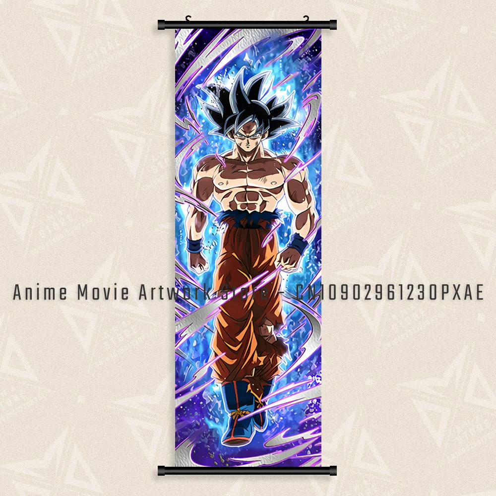 Goku Black Dragon Ball Z Canvas Wall Scroll - Image 42