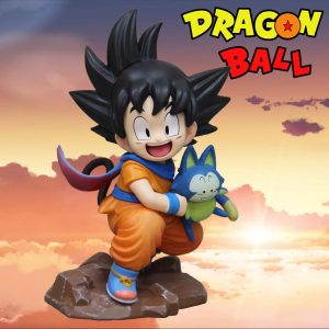 10cm/15cm Childhood Goku Hugging Figure