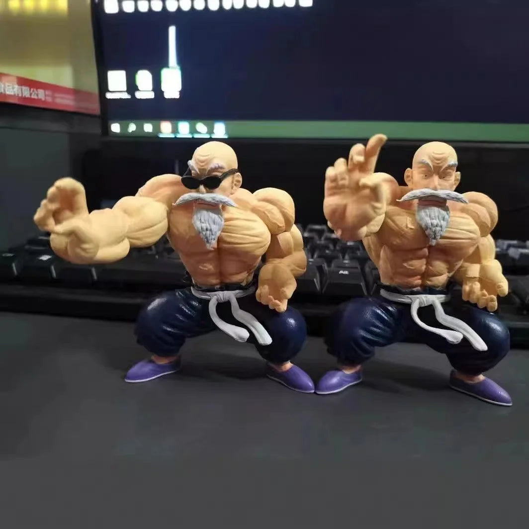 New 10cm Anime Dragon Ball Figures – Muscle Kame Sennin Master Roshi PVC Collectibles - Image 4