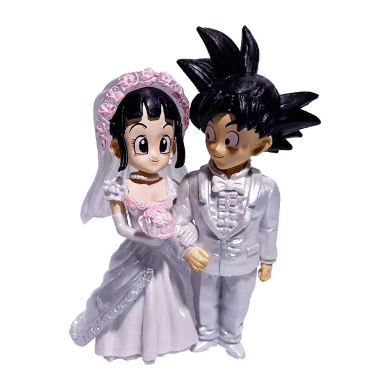9cm Dragon Ball Anime Figure β Wedding Goku & Chichi - Image 6