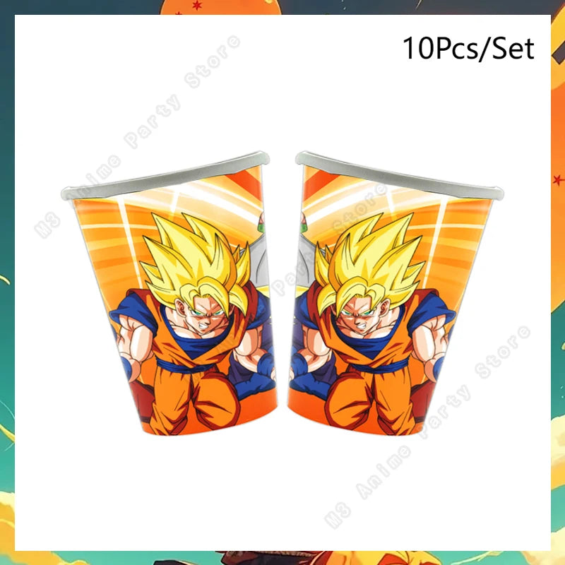 Goku Dragon Ball Z Birthday Decoration Party Supplies - Image 13