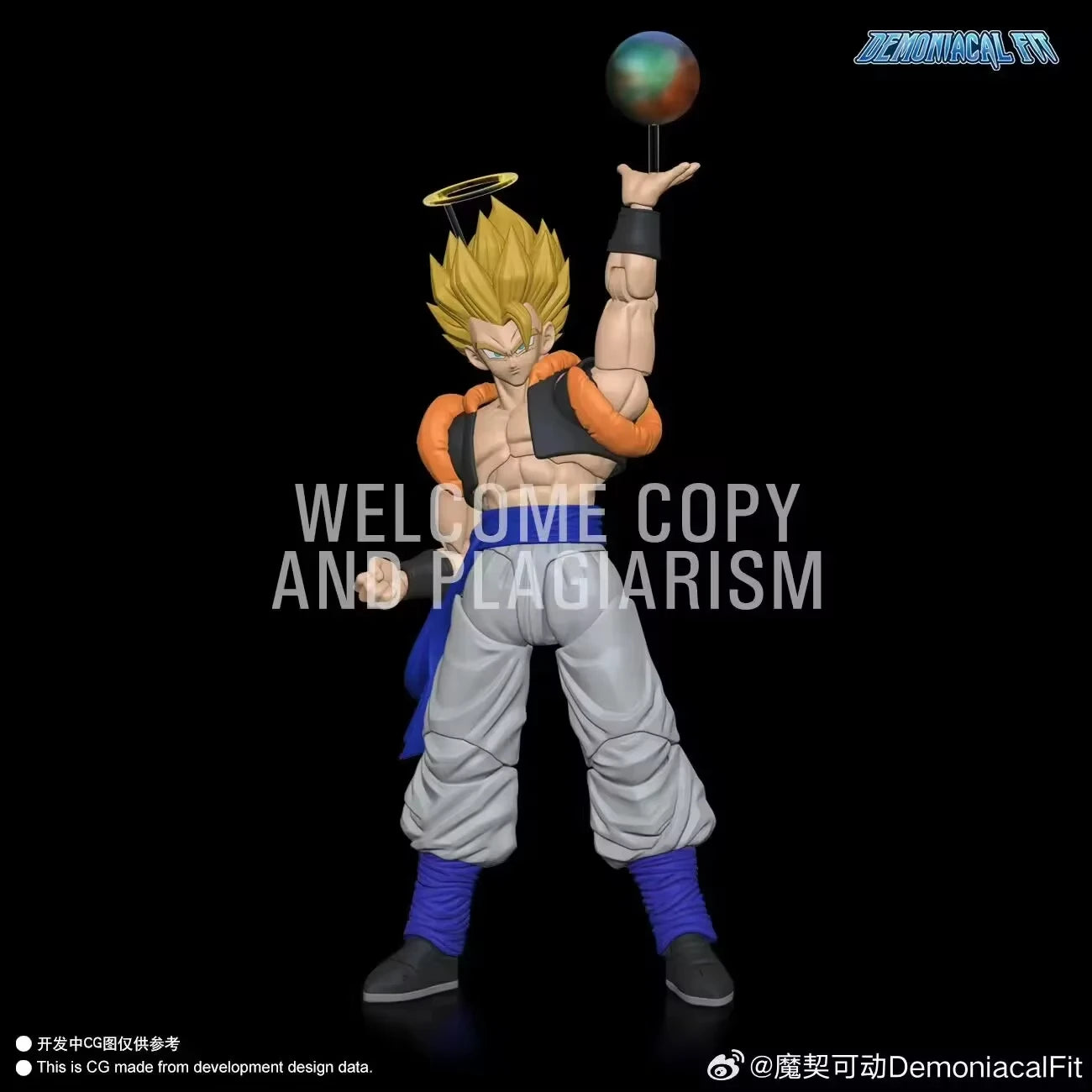 New Demoniacal Fit Gogeta 3.0 Body Dragon Ball Z Action Figure - Image 3