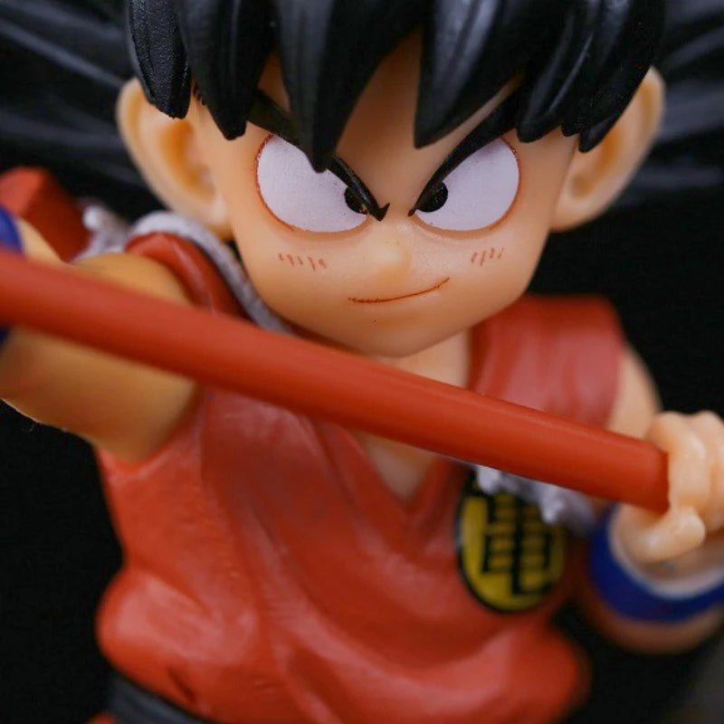 Childhood Son Goku Figure – 14cm Dragon Ball PVC Collectible Statue - Image 4