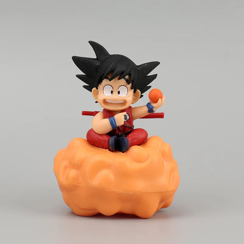 10cm Super Saiyan Goku Sitting on Cloud – Dragon Ball Z PVC Mini Figure - Image 7