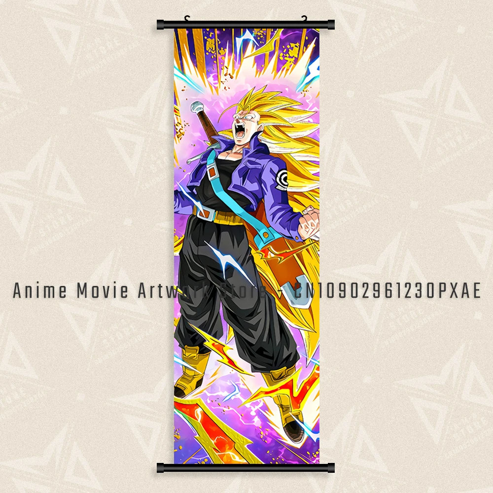 Goku Black Dragon Ball Z Canvas Wall Scroll - Image 23