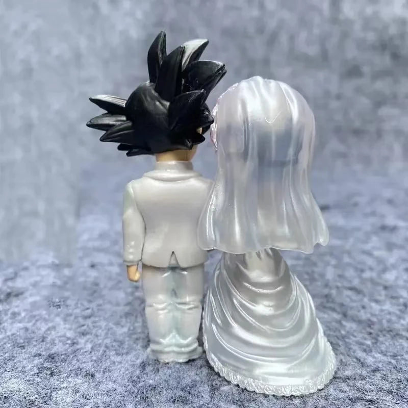 9cm Dragon Ball Anime Figure β Wedding Goku & Chichi - Image 13