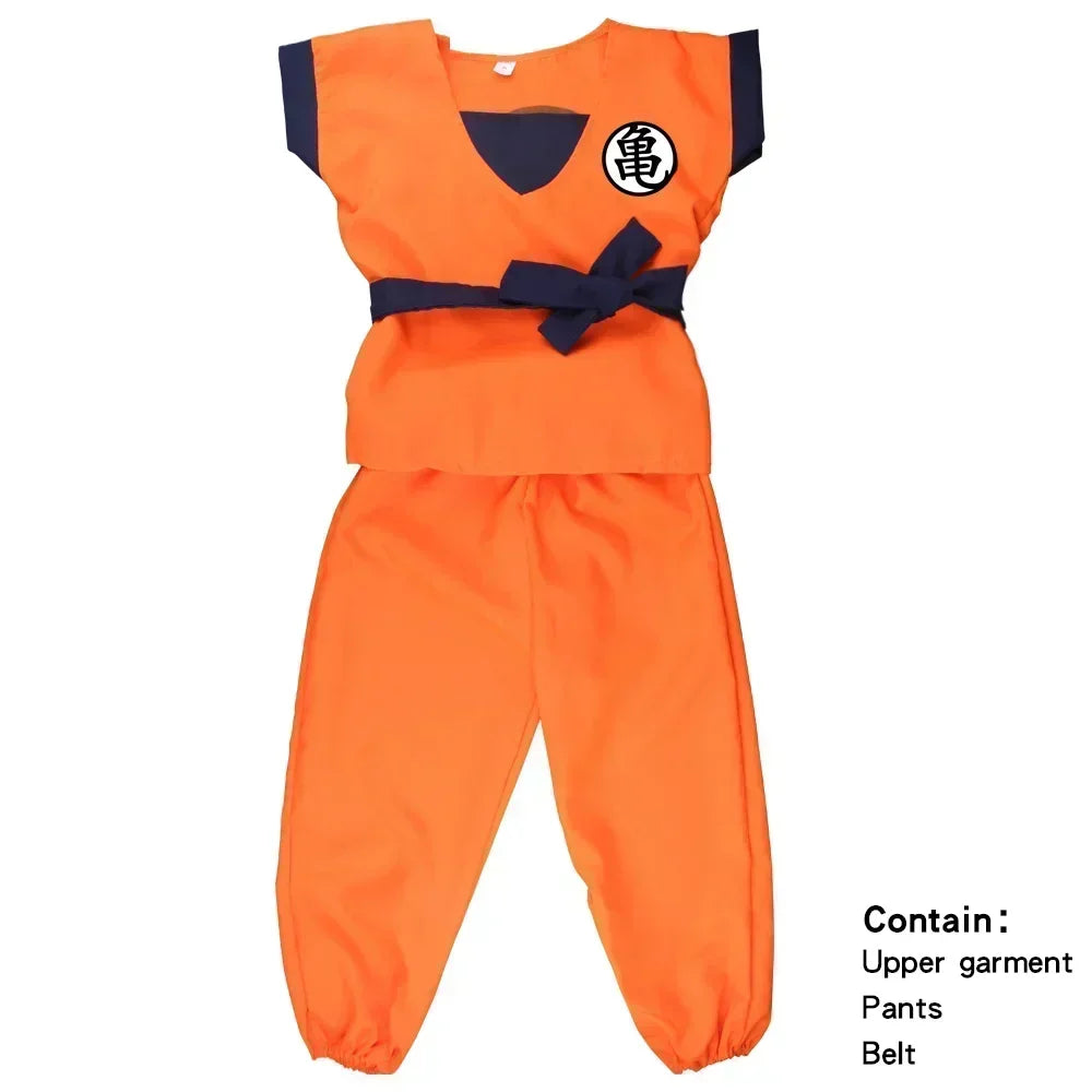 Halloween Son Goku Costume Set – Anime Cosplay for Adults & Kids - Image 3