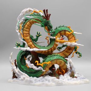 22cm Shenron & Goku Action Statue