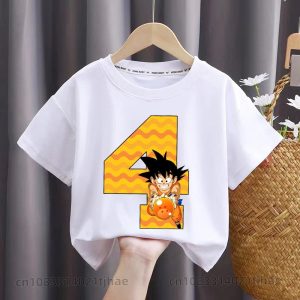 Dragon Ball Goku 0-8 Birthday Tshirts