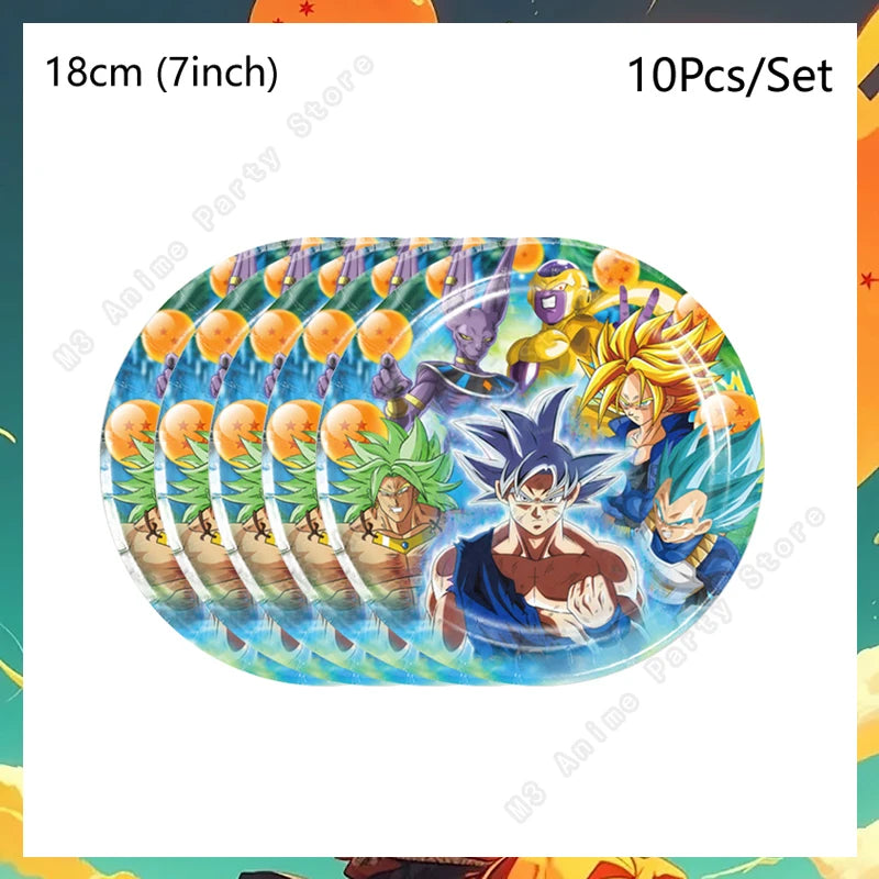 Goku Dragon Ball Z Birthday Decoration Party Supplies - Image 12