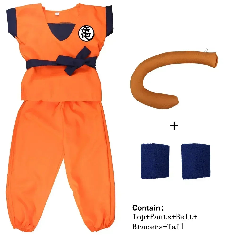 Halloween Son Goku Costume Set – Anime Cosplay for Adults & Kids - Image 13