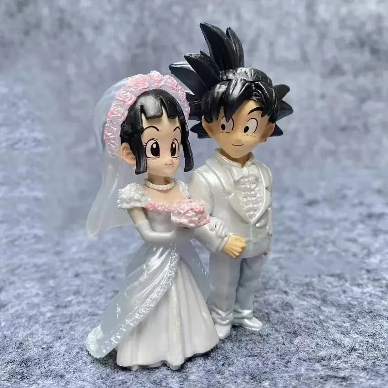 9cm Dragon Ball Anime Figure β Wedding Goku & Chichi - Image 12