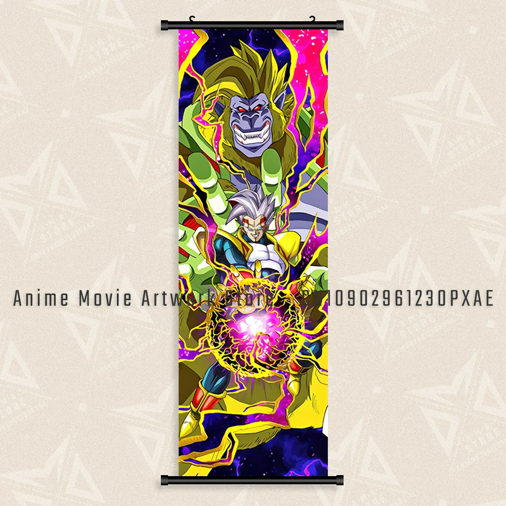 Goku Black Dragon Ball Z Canvas Wall Scroll - Image 12