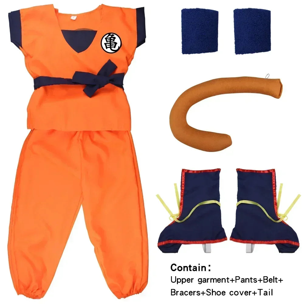 Halloween Son Goku Costume Set – Anime Cosplay for Adults & Kids - Image 10