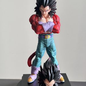 31CM Anime Dragon Ball Son Goku & Vegeta SSJ4 Statues