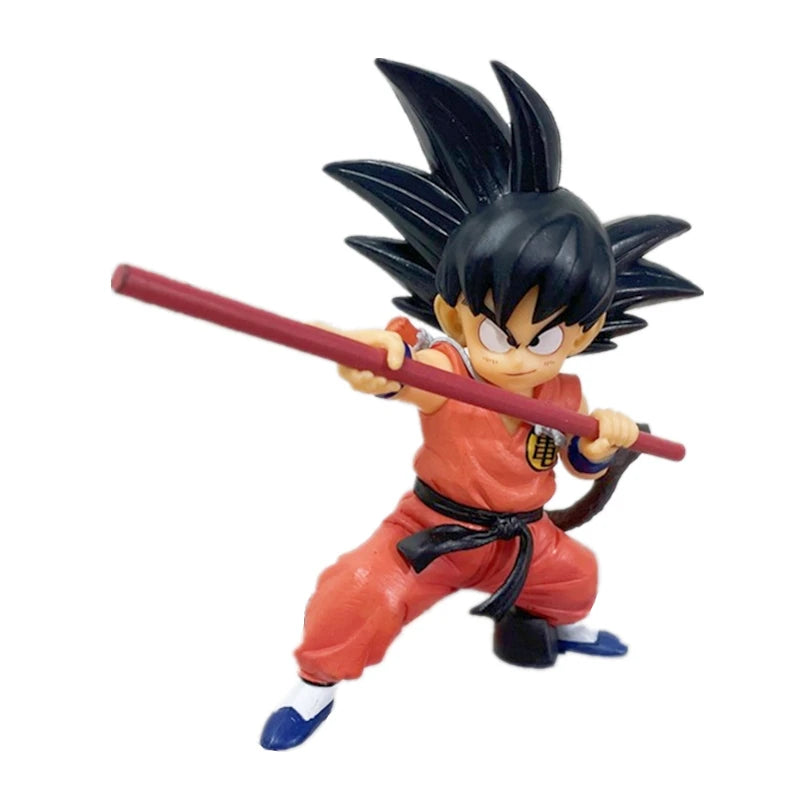 Childhood Son Goku Figure – 14cm Dragon Ball PVC Collectible Statue - Image 7
