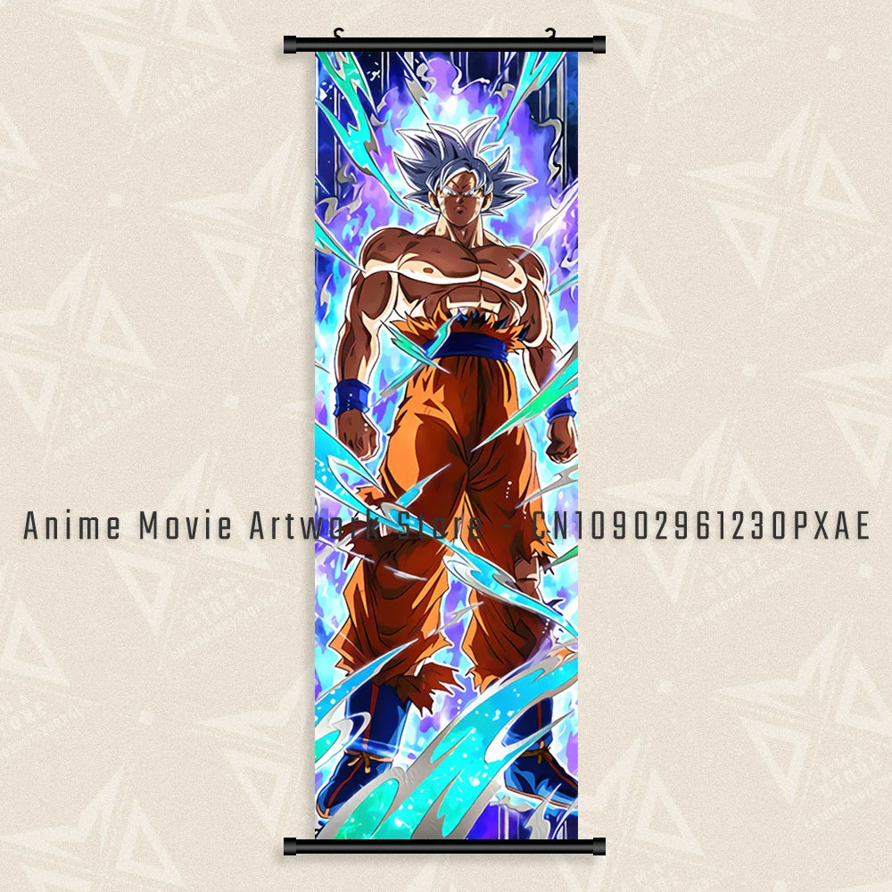 Goku Black Dragon Ball Z Canvas Wall Scroll - Image 18