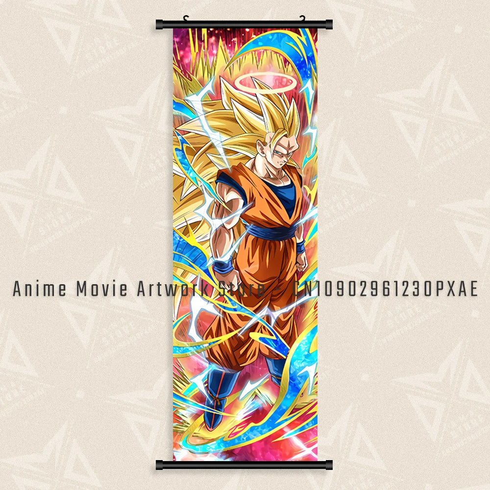 Goku Black Dragon Ball Z Canvas Wall Scroll - Image 28
