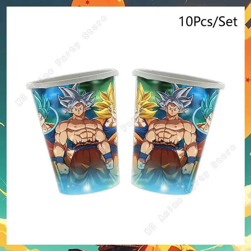 Goku Dragon Ball Z Birthday Decoration Party Supplies - Image 11